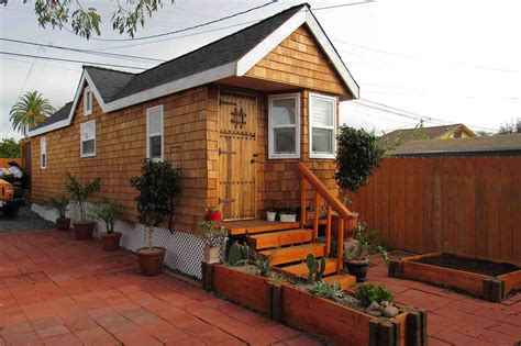 The sky blue mixed with the natural wood siding seems to be a mainstay for the company. . Tiny homes san diego